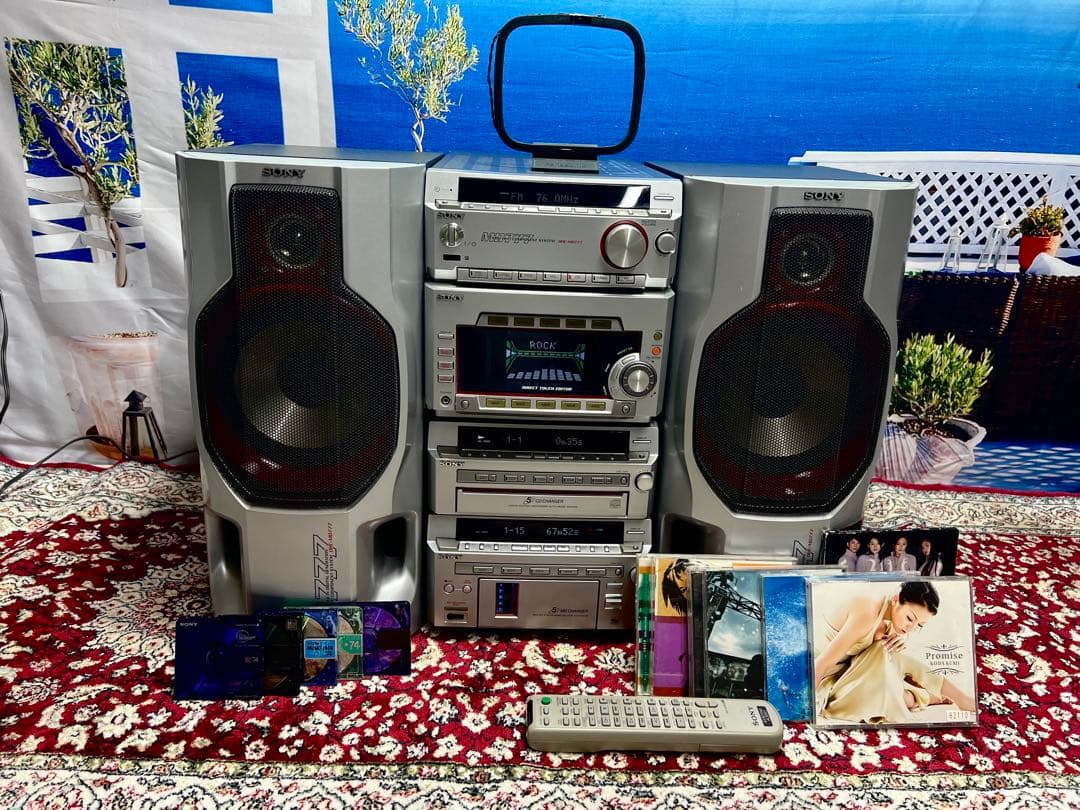 ソニー希少システムコンポDHC-MD777中古動作品STR-MD777ビンテージ