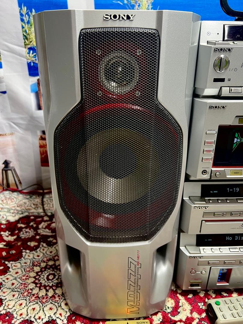 ソニー希少システムコンポDHC-MD777中古動作品STR-MD777ビンテージ