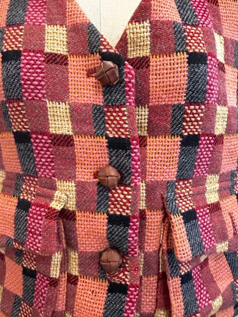 I.S. チェック柄 ベスト【sample】