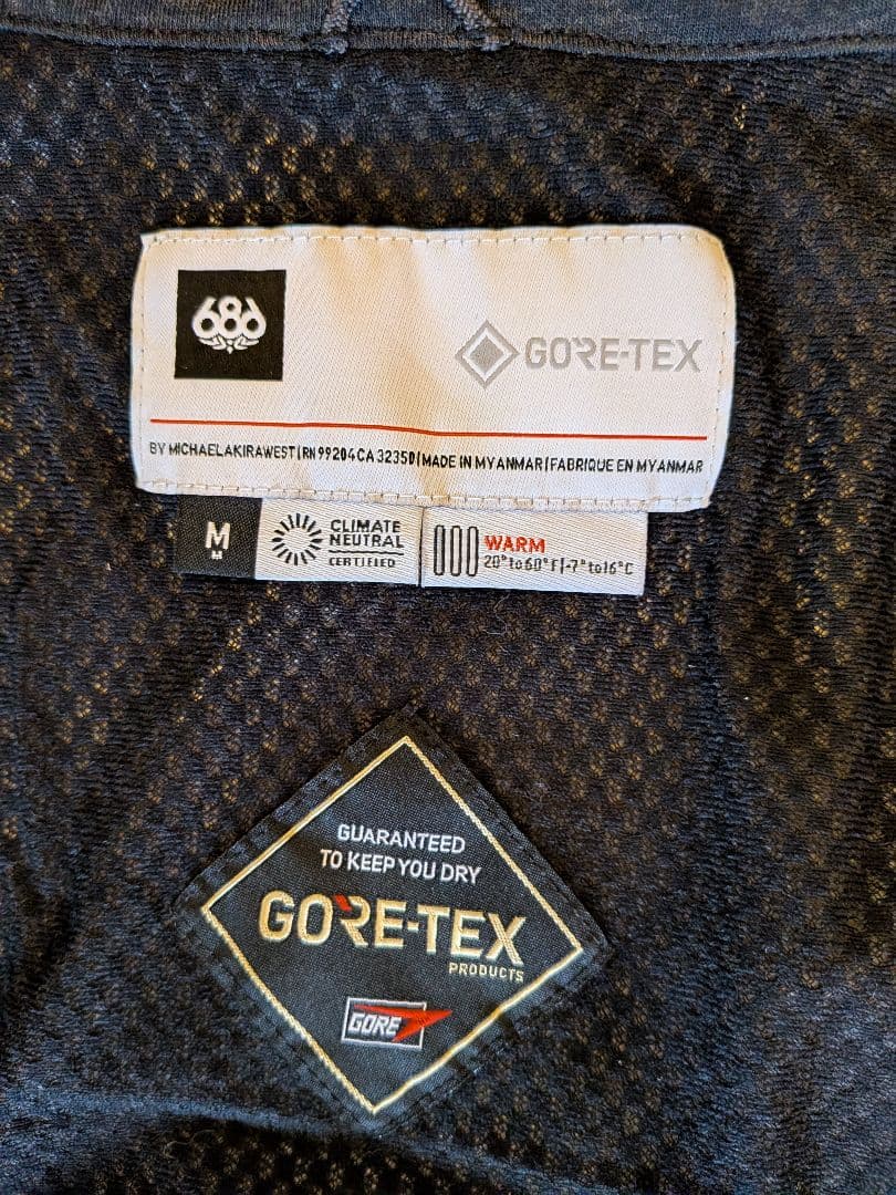 686 GT JACKET・BIB　PANTSGORE-TEXセット23-24