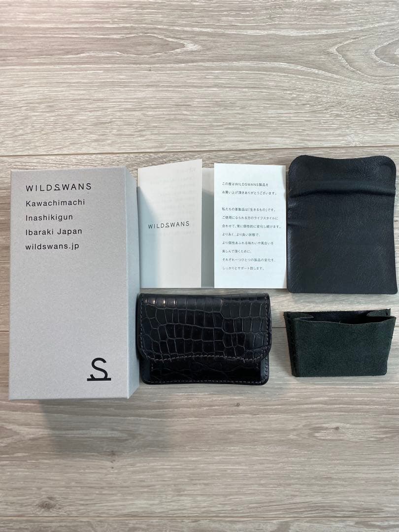 ワイルドスワンズ　タング　クロコ　ブラック