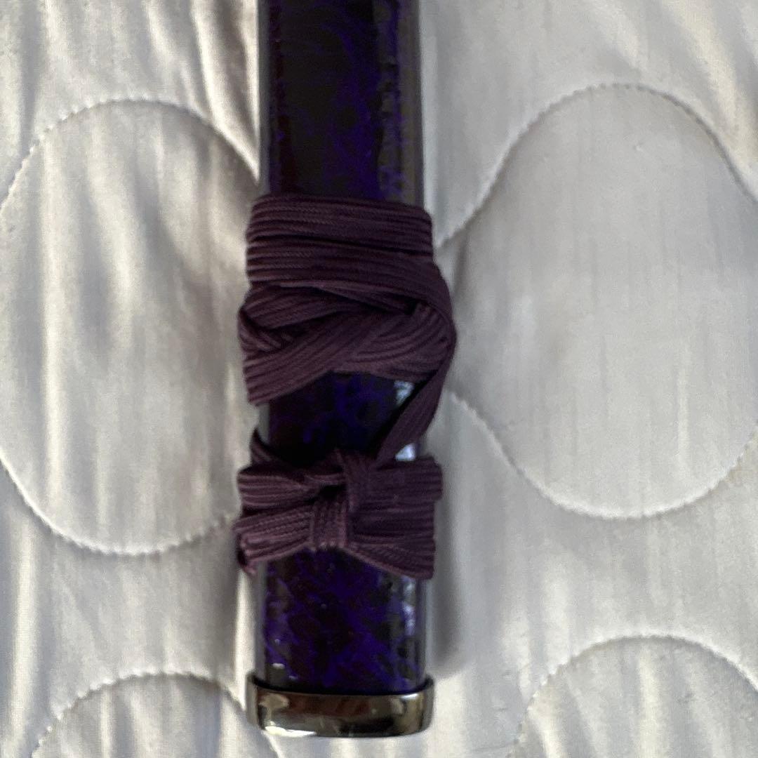 模造刀 紫色 鱗模様付き