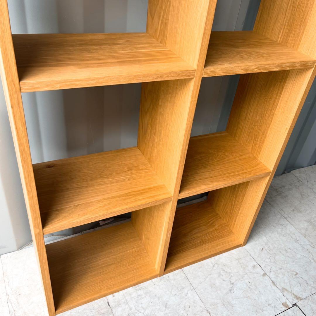 取付無料！無印良品 オーク材 スタッキングシェルフ 北欧風オープンラック✨