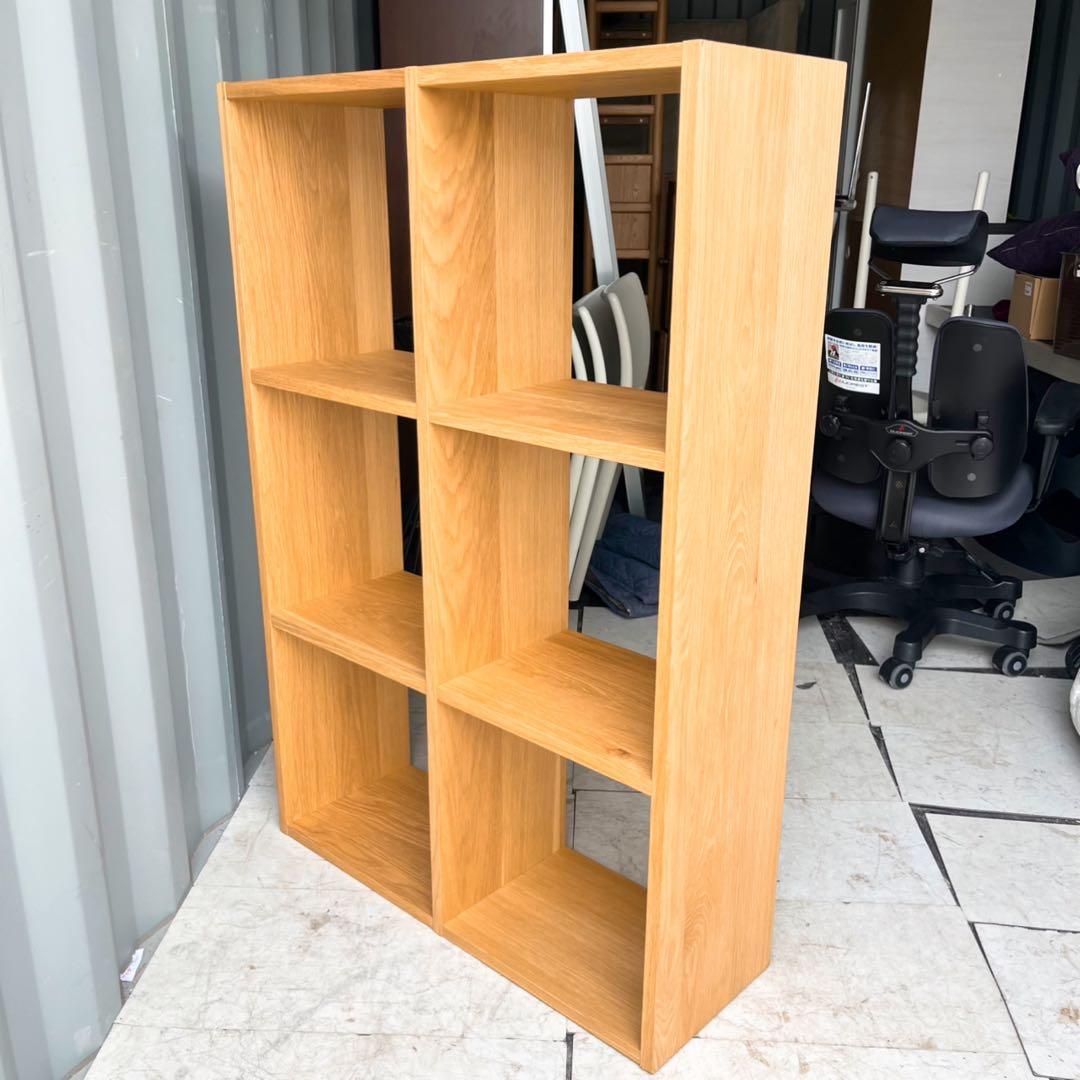 取付無料！無印良品 オーク材 スタッキングシェルフ 北欧風オープンラック✨