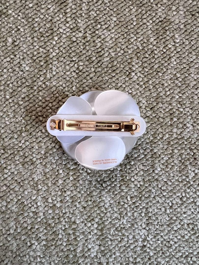 ALEXANDRE DE PARIS アレクサンドルドゥパリ カメリア バレッタ