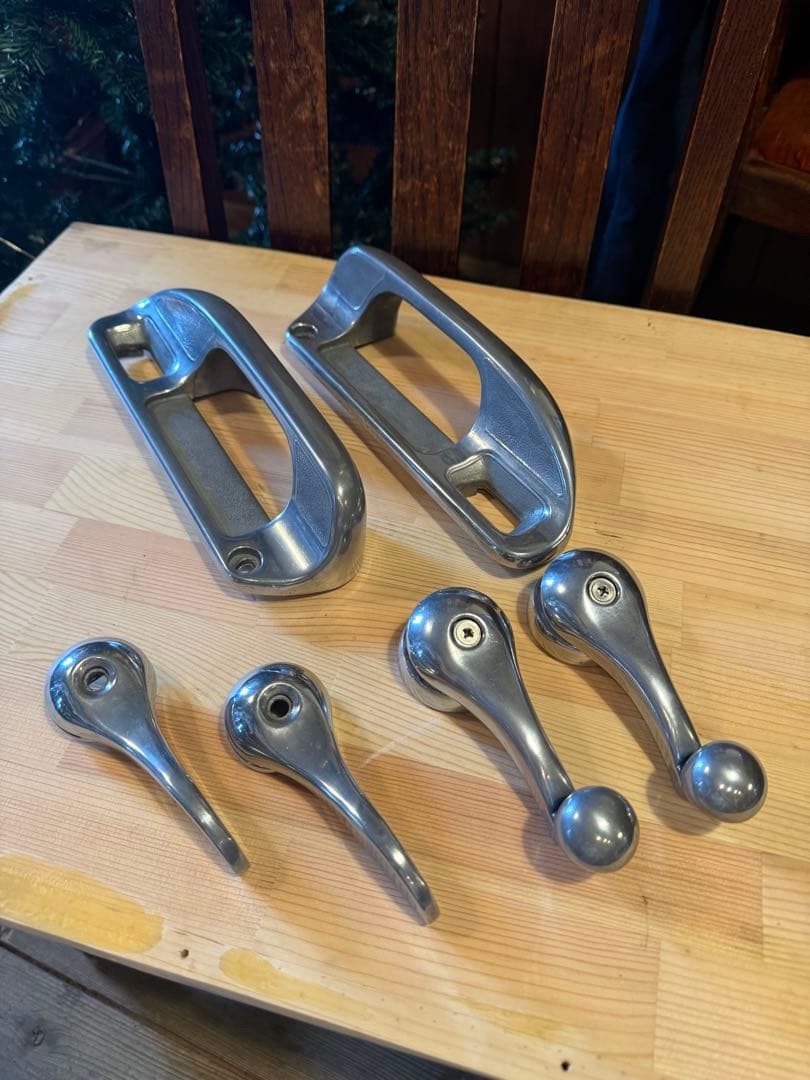 ローバー　ミニ　アルミ　インナーハンドル類セット