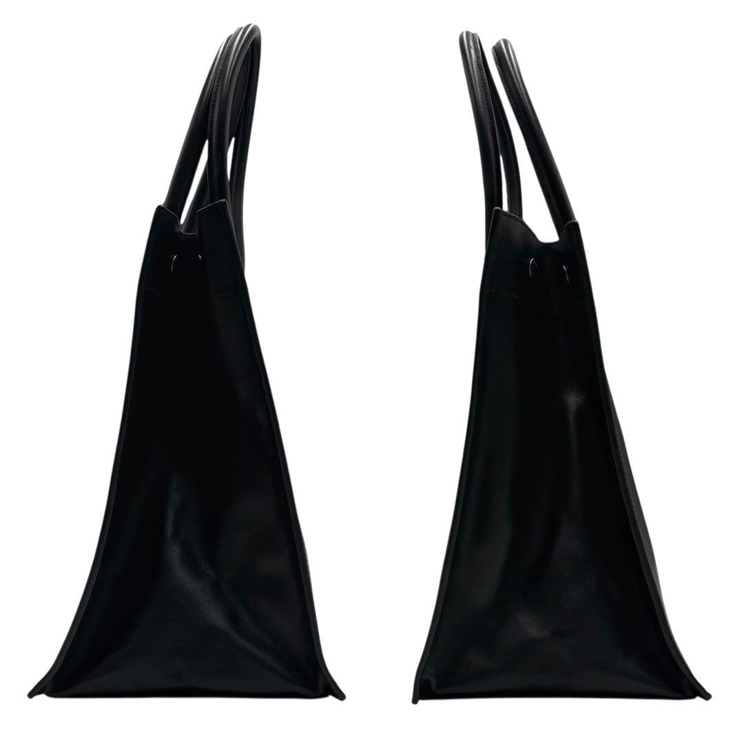 6269 美品 サンローラン リヴゴーシュ レザートートバッグ ブラック 黒色