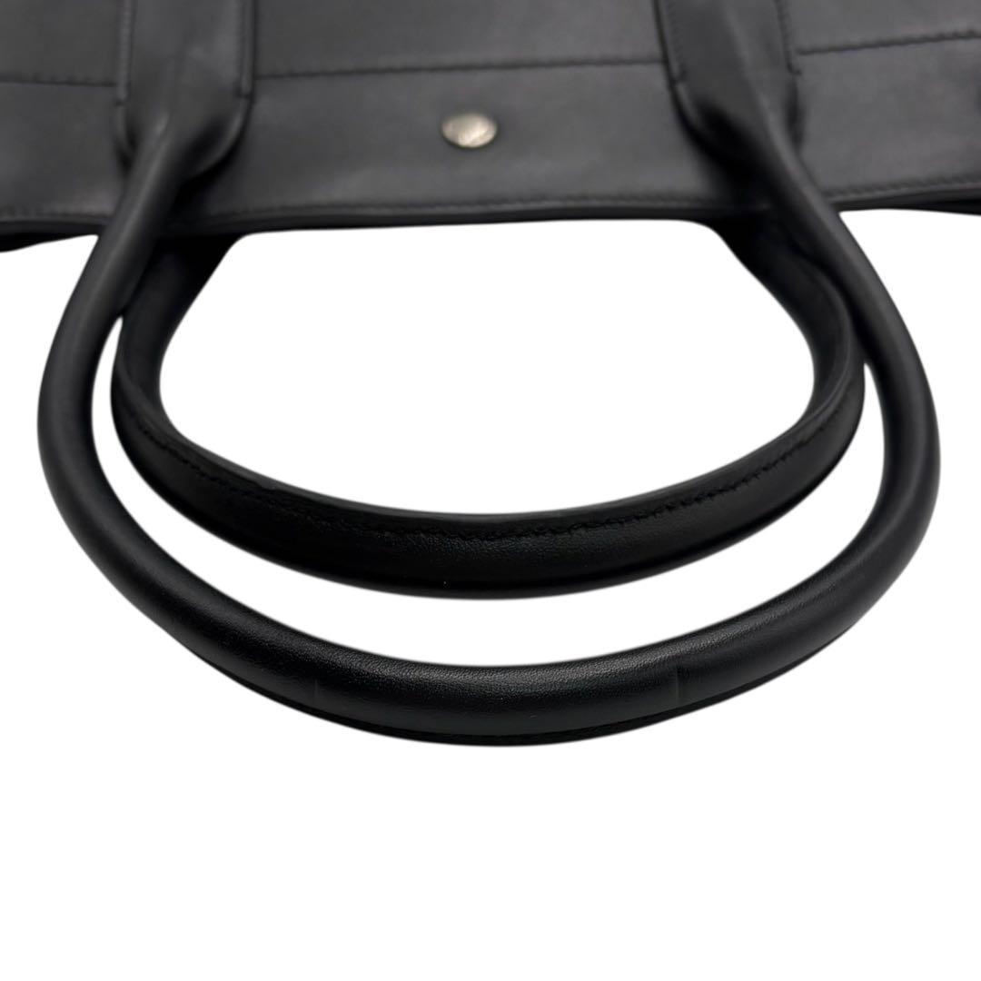 6269 美品 サンローラン リヴゴーシュ レザートートバッグ ブラック 黒色