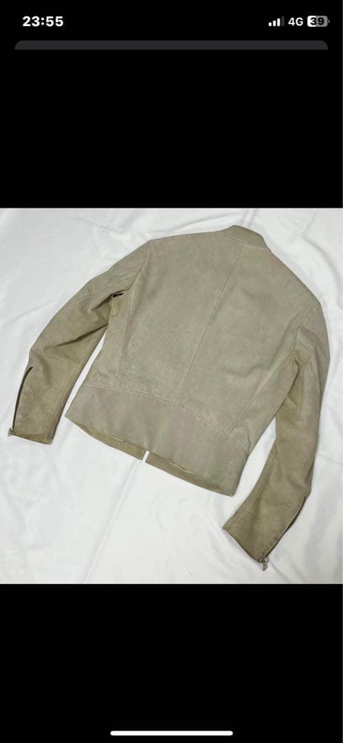 マルタンマルジェラ　初期　02SS ハの字　ライダース　スエードジャケット