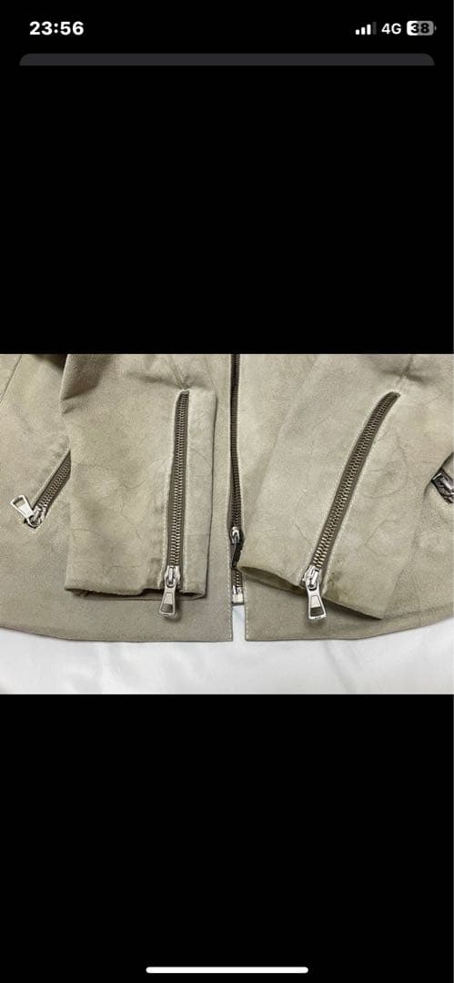 マルタンマルジェラ　初期　02SS ハの字　ライダース　スエードジャケット