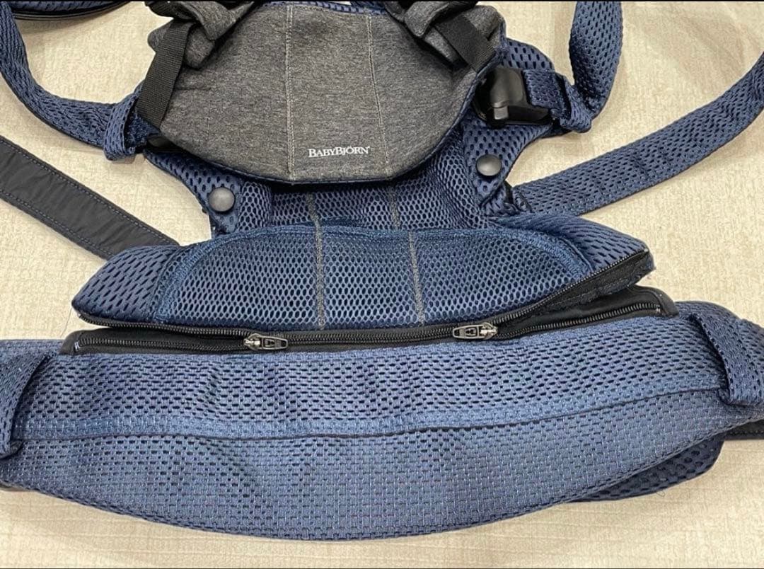 ベビービョルン　ハーモニー　メッシュ　抱っこ紐　ネイビーブルー