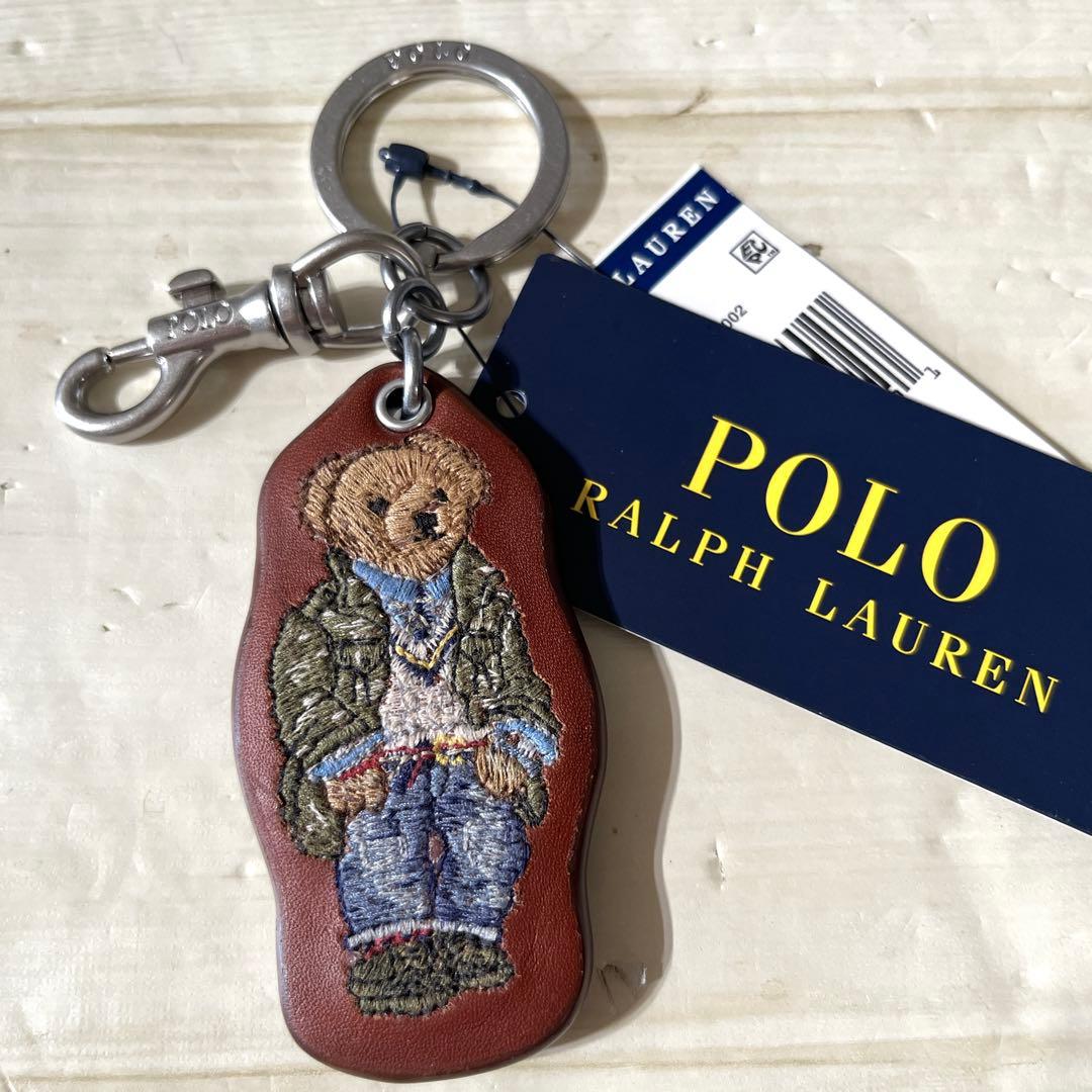 ポロラルフローレン バッグチャーム 新品 ポロベアー キーホルダースーツpolo