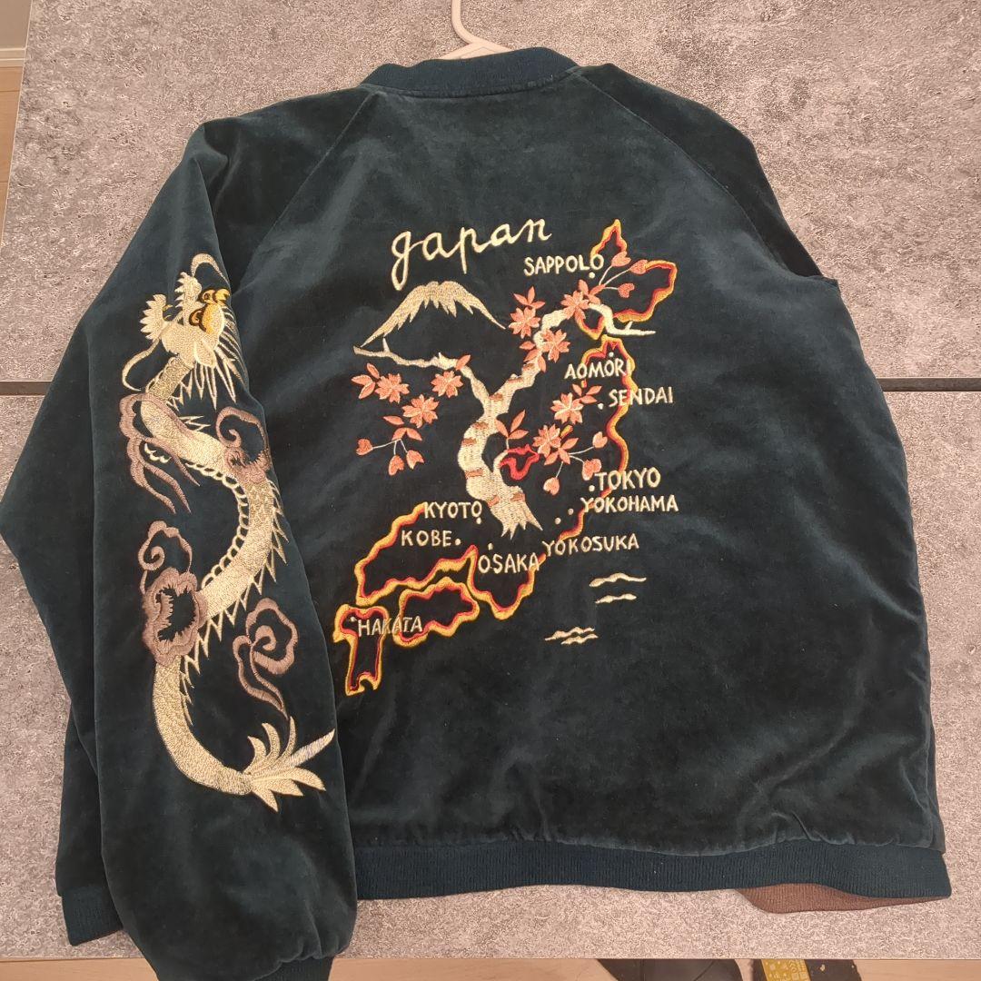 スカジャン　 japan BackStreetCrawler　日本地図