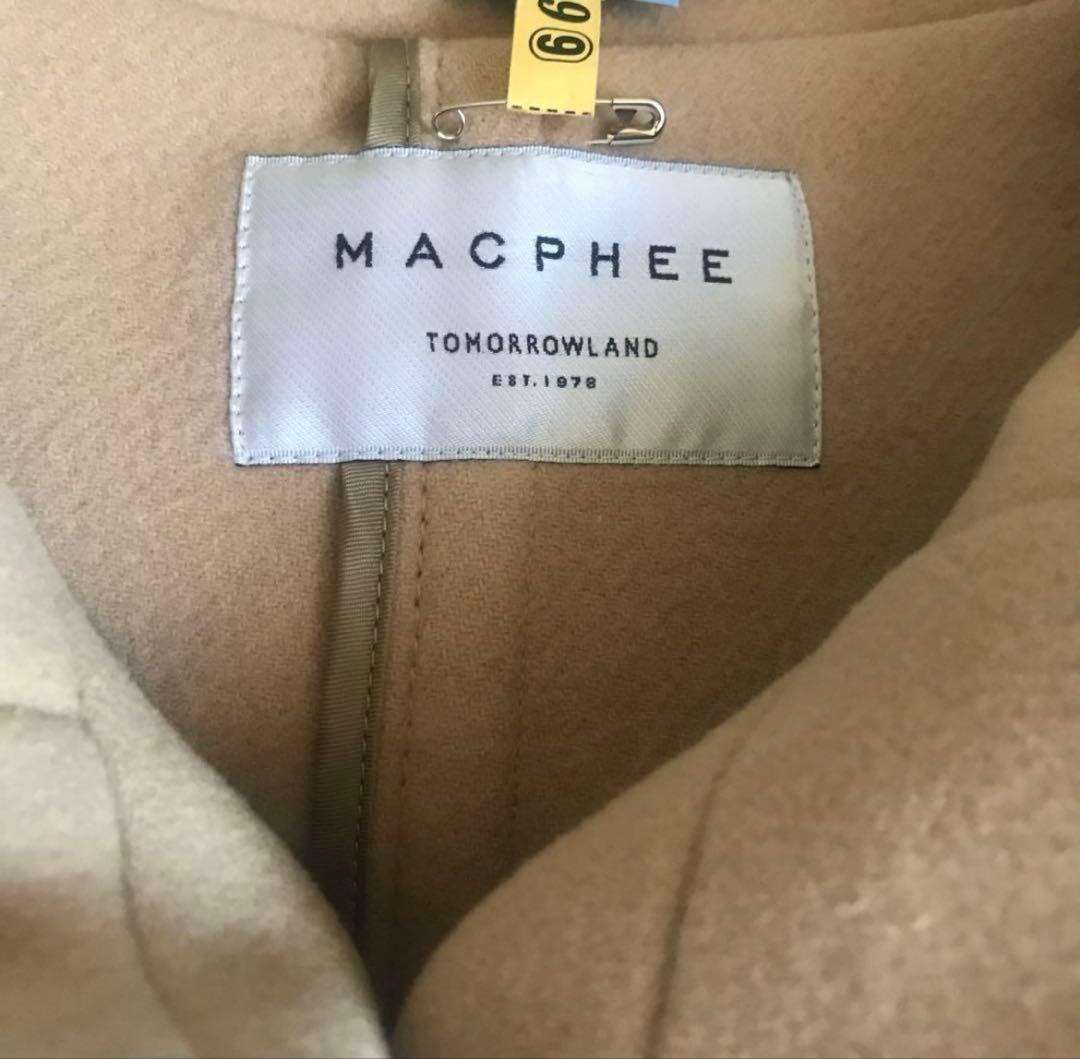 今週までトゥモローランド MACAPHEE ダッフルコート ベージュ36