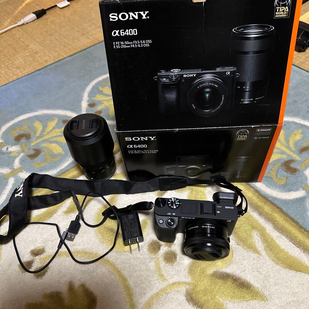 SONY α6400 ミラーレスカメラ ダブルズームレンズセット