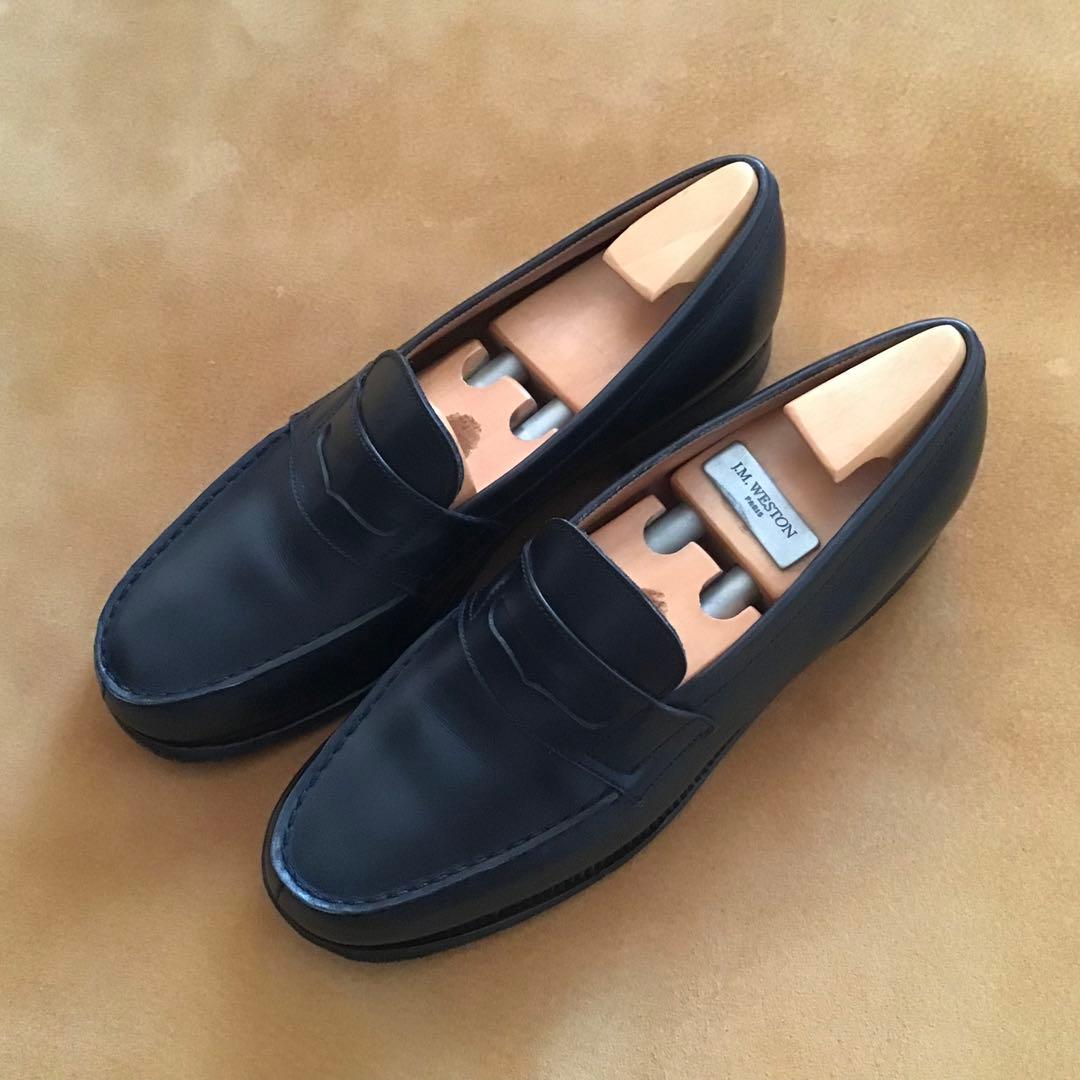 J.M.WESTON 180ローファー 4C ボックスカーフ ブラック