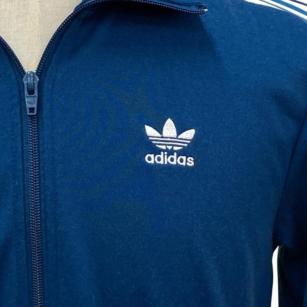 adidas アディダス トラックジャケット　ブルー 長袖 ジャージ M