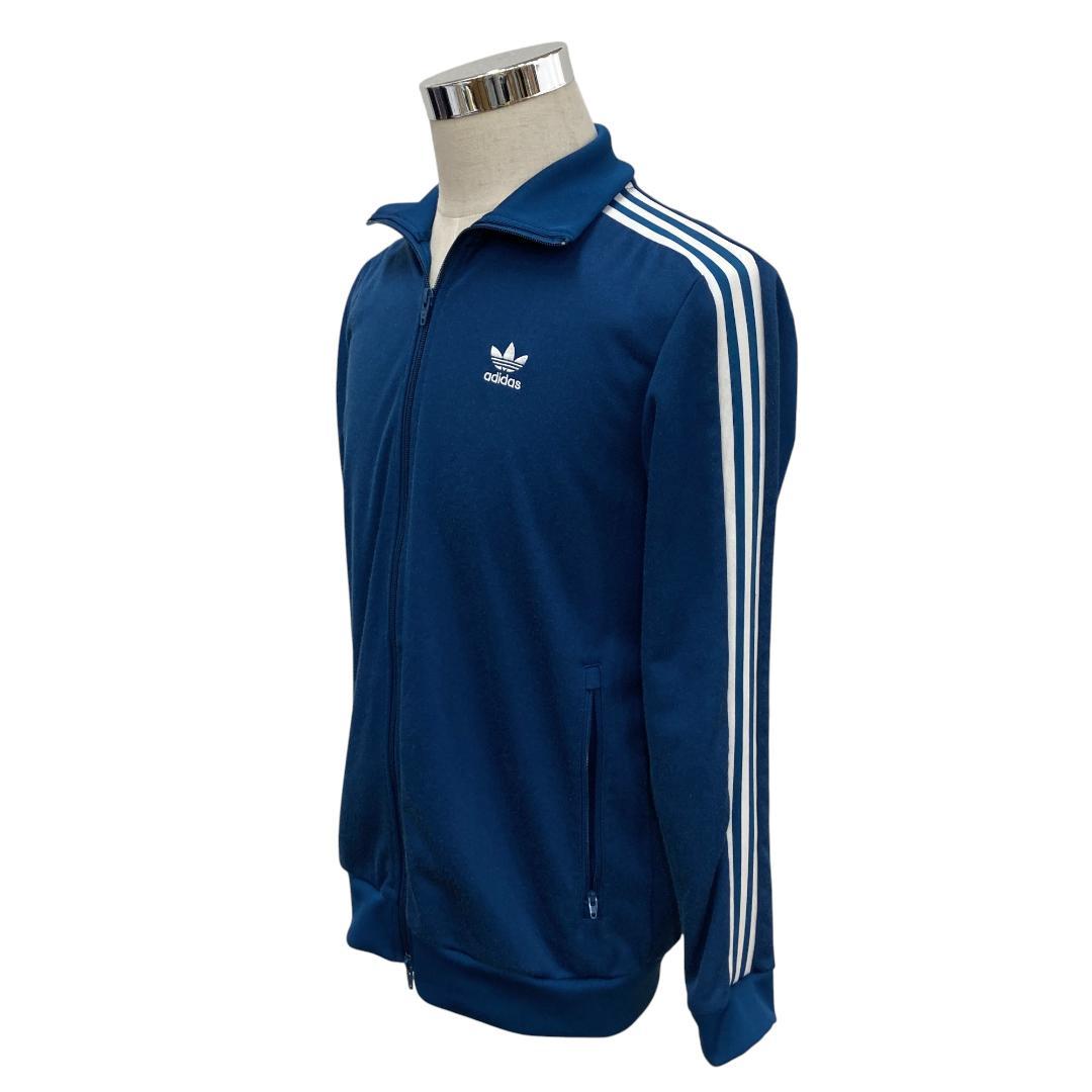 adidas アディダス トラックジャケット　ブルー 長袖 ジャージ M