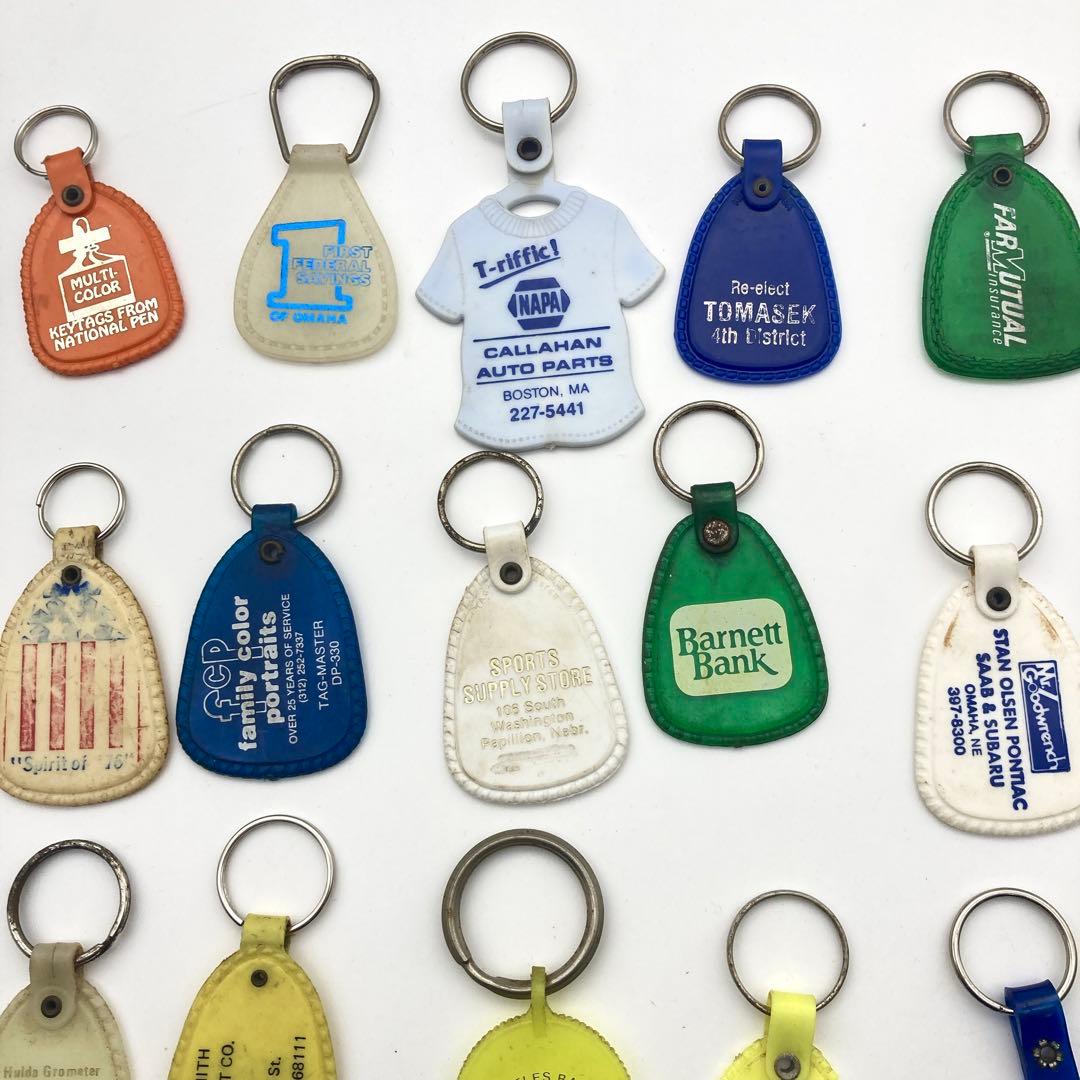 【Ia】77個　アメリカ　アドバタイジング　広告　キーホルダー　LMM77