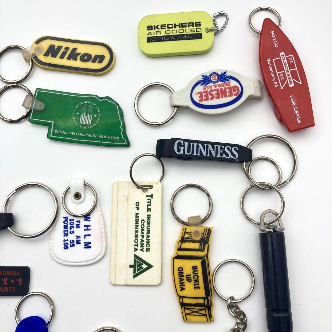 【Ia】77個　アメリカ　アドバタイジング　広告　キーホルダー　LMM77