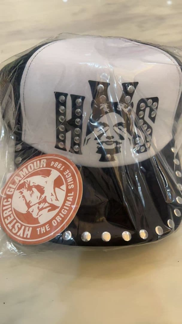 【新品未使用】ヒステリックグラマー　スタッズメッシュキャップ #0001