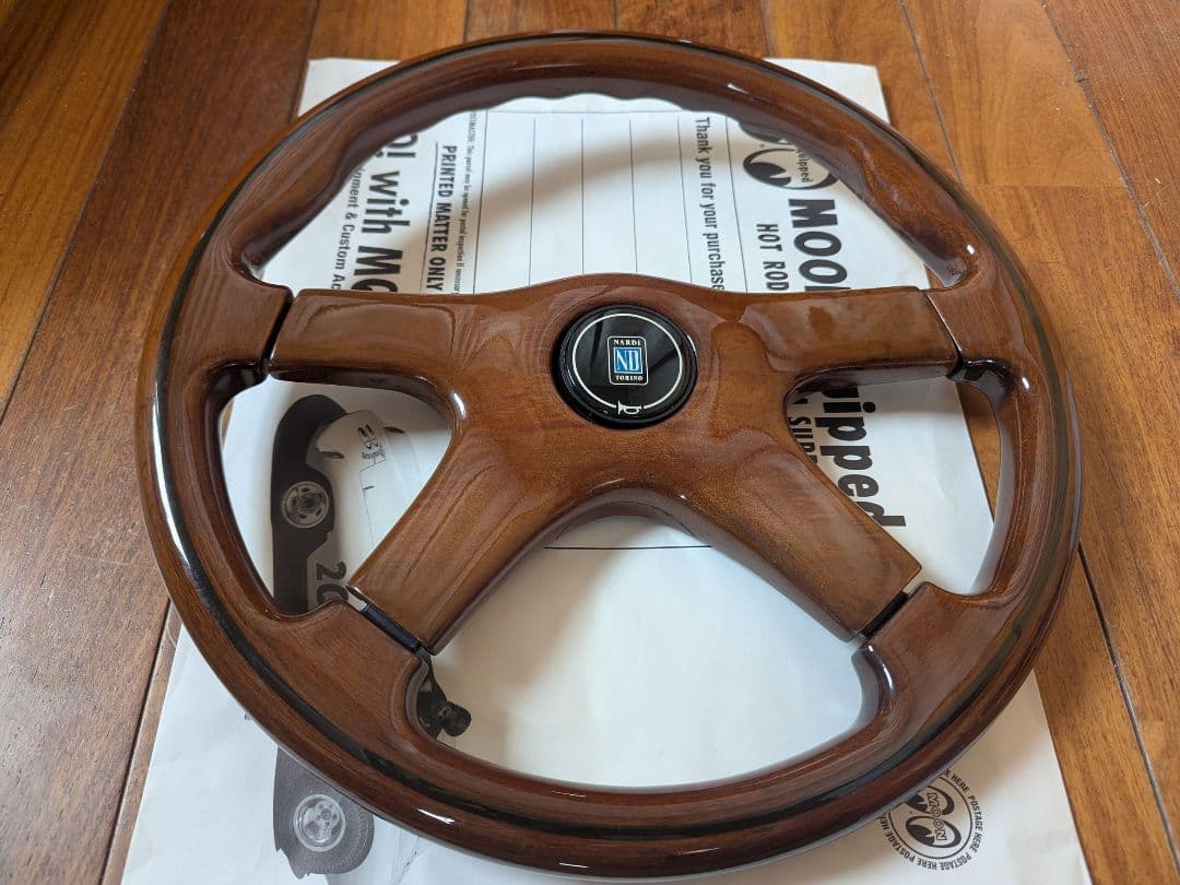 （naga ）NARDI ウッド ステアリング
