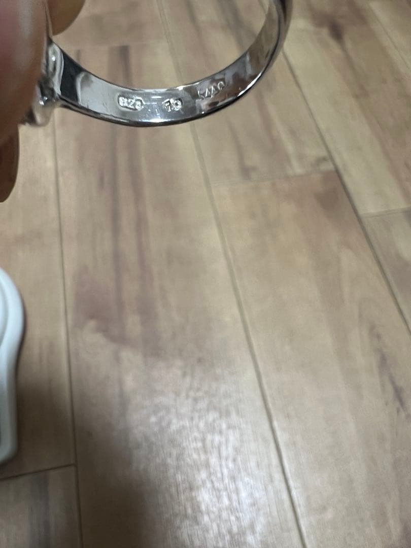 シルバー 925ネックレスとリングセット