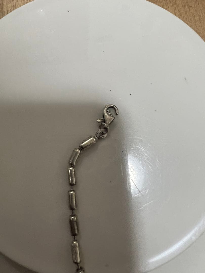 シルバー 925ネックレスとリングセット