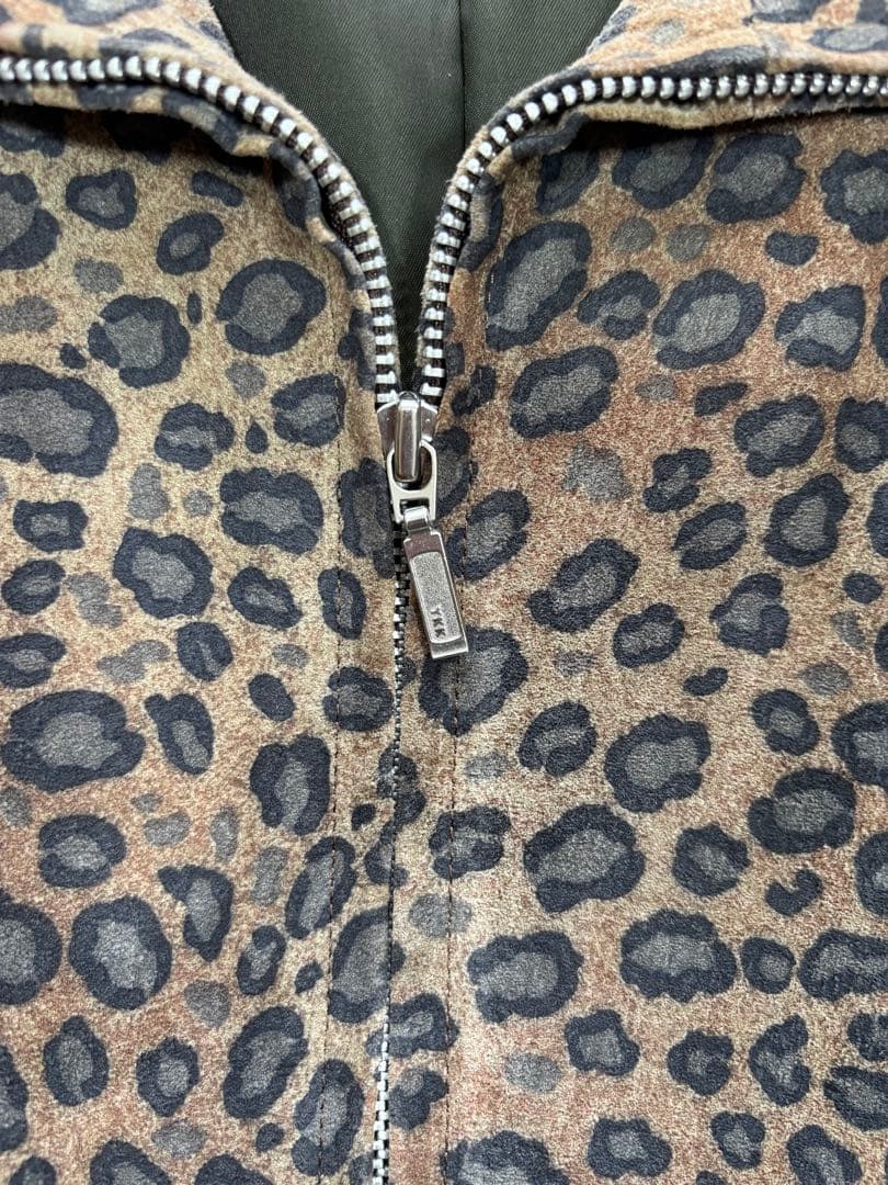 BALMAIN ヒョウ柄 ジップアップジャケット 短丈