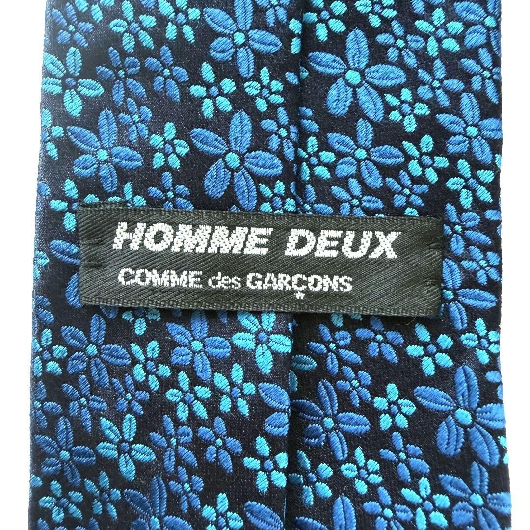 【極美品】コムデギャルソン オムドゥ HOMMEDEUX ネクタイ 花柄 シャツ