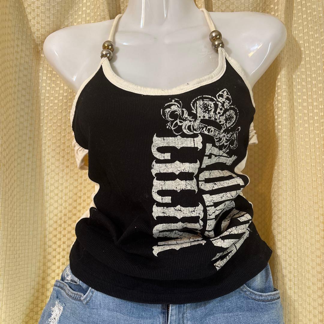 d.i.aレース付きハルターキャミソール