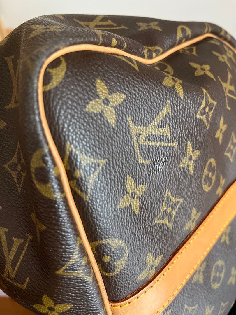 ルイヴィトン ボストンバッグ キーポル55 モノグラム 鍵付 ストラップ付