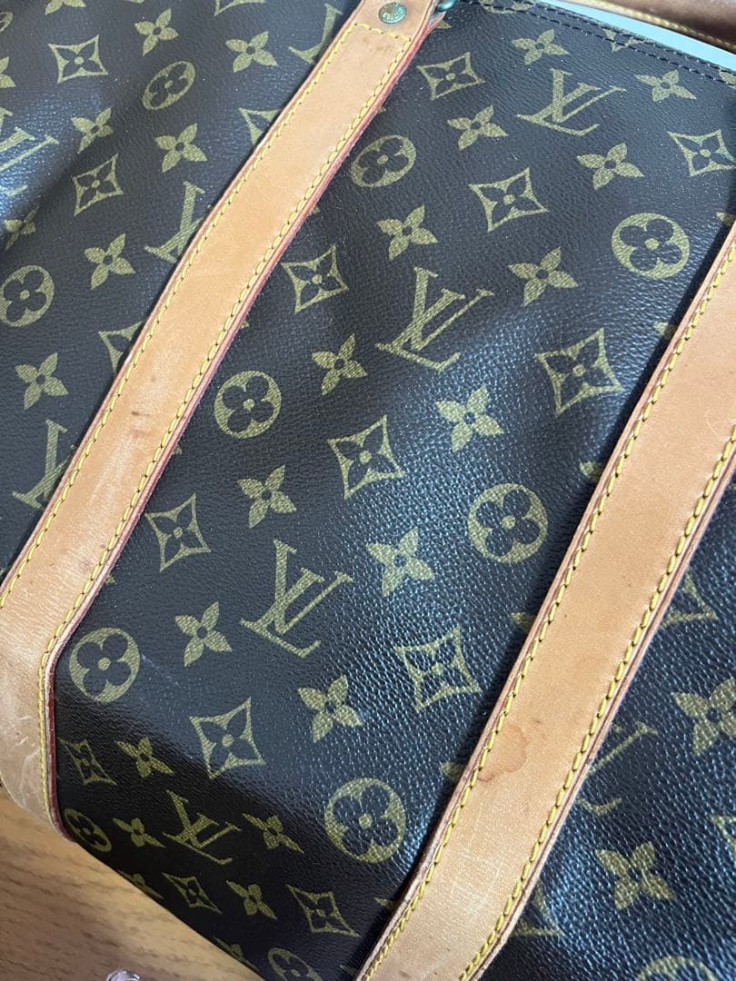 ルイヴィトン ボストンバッグ キーポル55 モノグラム 鍵付 ストラップ付