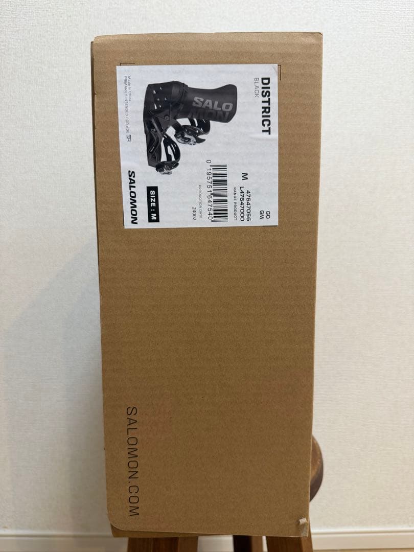 新品未使用 SALOMON DISTRICTブラックM 24-25バインディング
