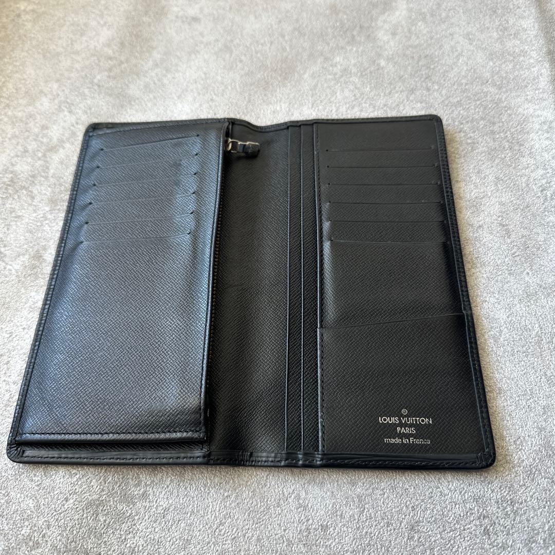 ルイヴィトン　エピ　 長財布 ブラック ポルトフォイユブラザ 黒