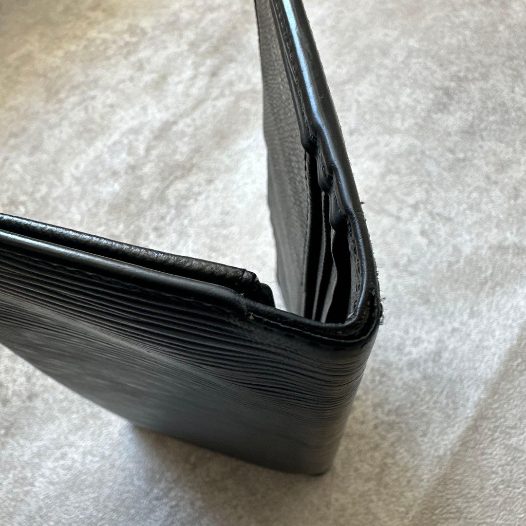 ルイヴィトン　エピ　 長財布 ブラック ポルトフォイユブラザ 黒