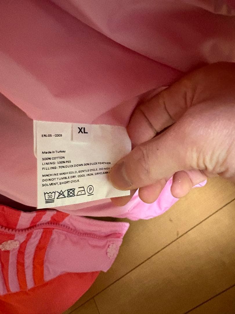 ERL サンセット ダウンジャケット ジャスティンビーバー着用