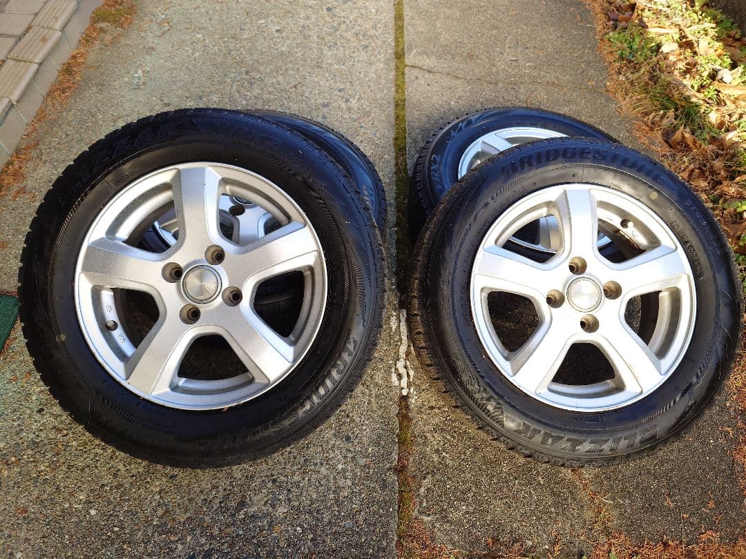 ブリヂストン 冬用タイヤ 14インチ ホイールセット