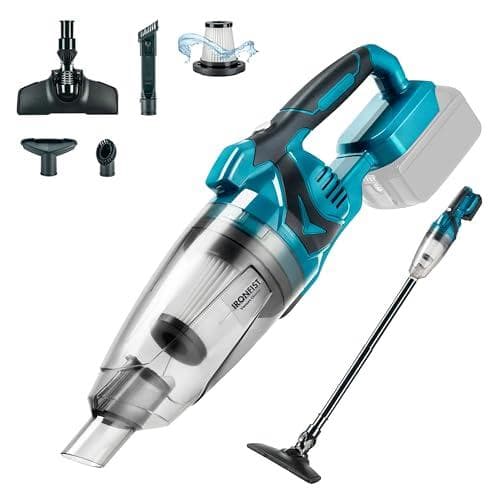 AIRONFISTコードレス掃除機、10000pa吸引力、5種類掃除モード，コー