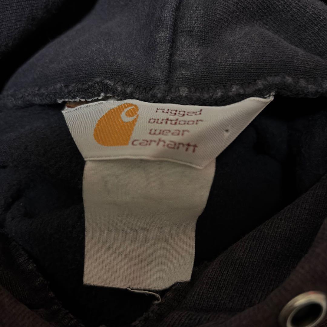 80s 吊りタグカーハートパーカーフェード