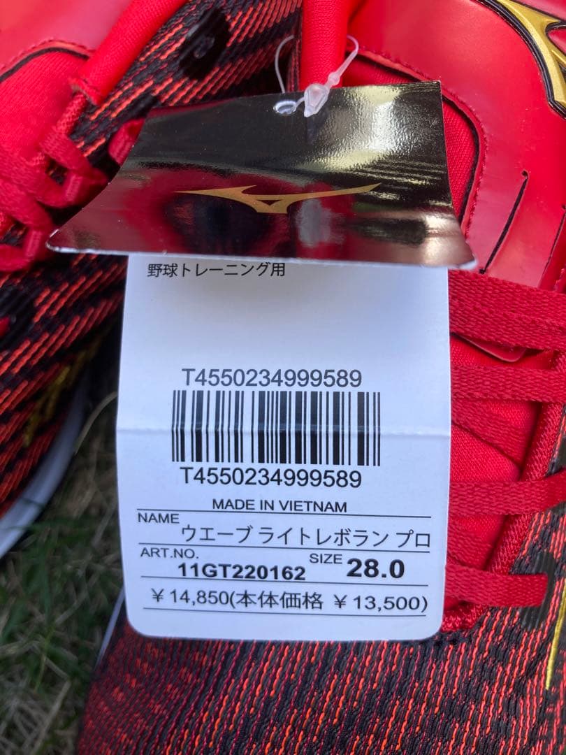 【バンブー】ミズノプロ　トレーニングシューズ　28.0