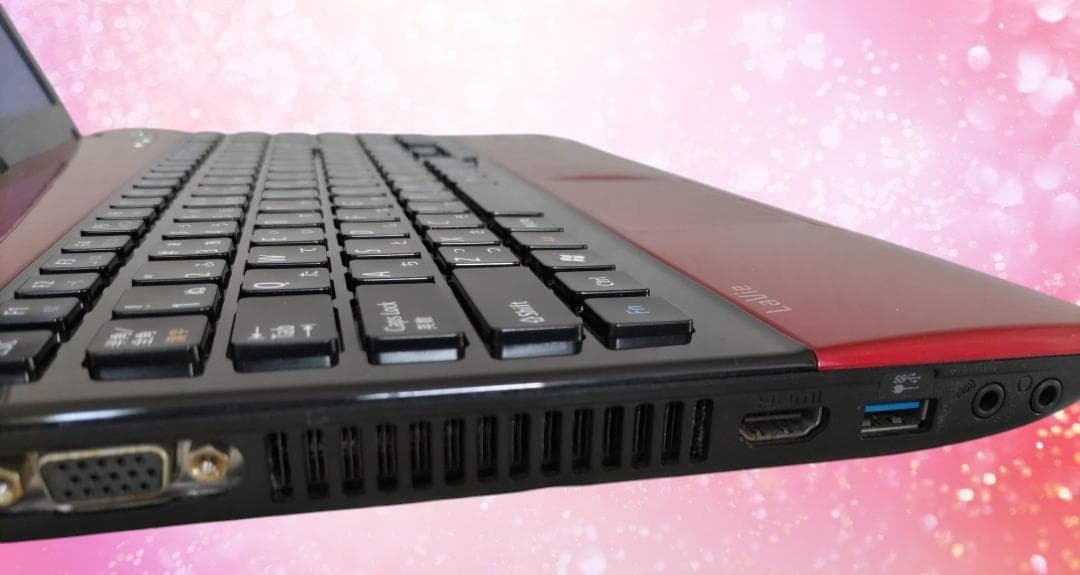 ⑭【すぐ使える！】NEC LaVie Core i5 Win11 人気のレッド