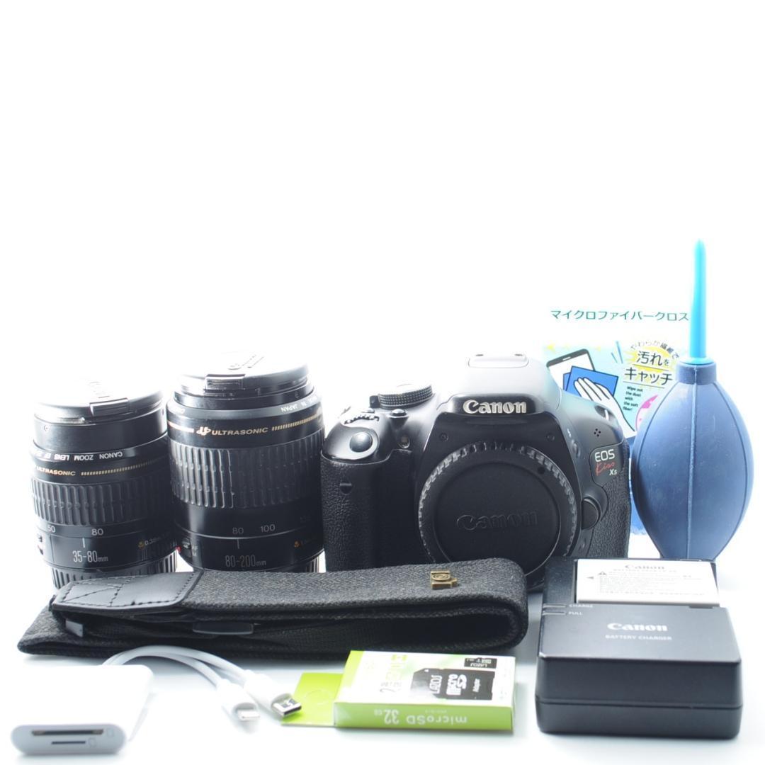 家族も風景も綺麗に❗️Canon Kiss X5✨望遠＆標準Wレンズですぐに使え