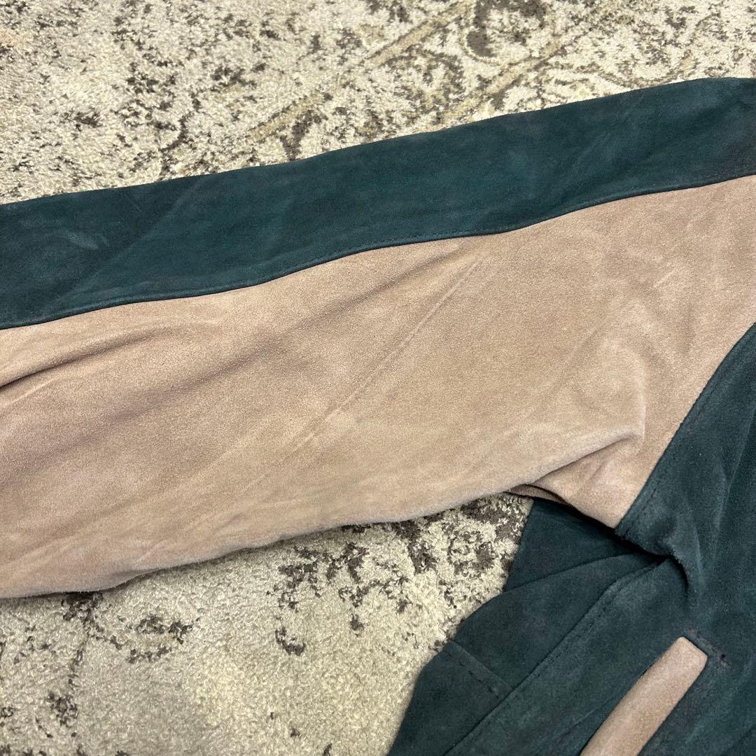 ロメ男　SCHOTT 70s IDEAL ロゴ刺繍 スエード 40 米国製