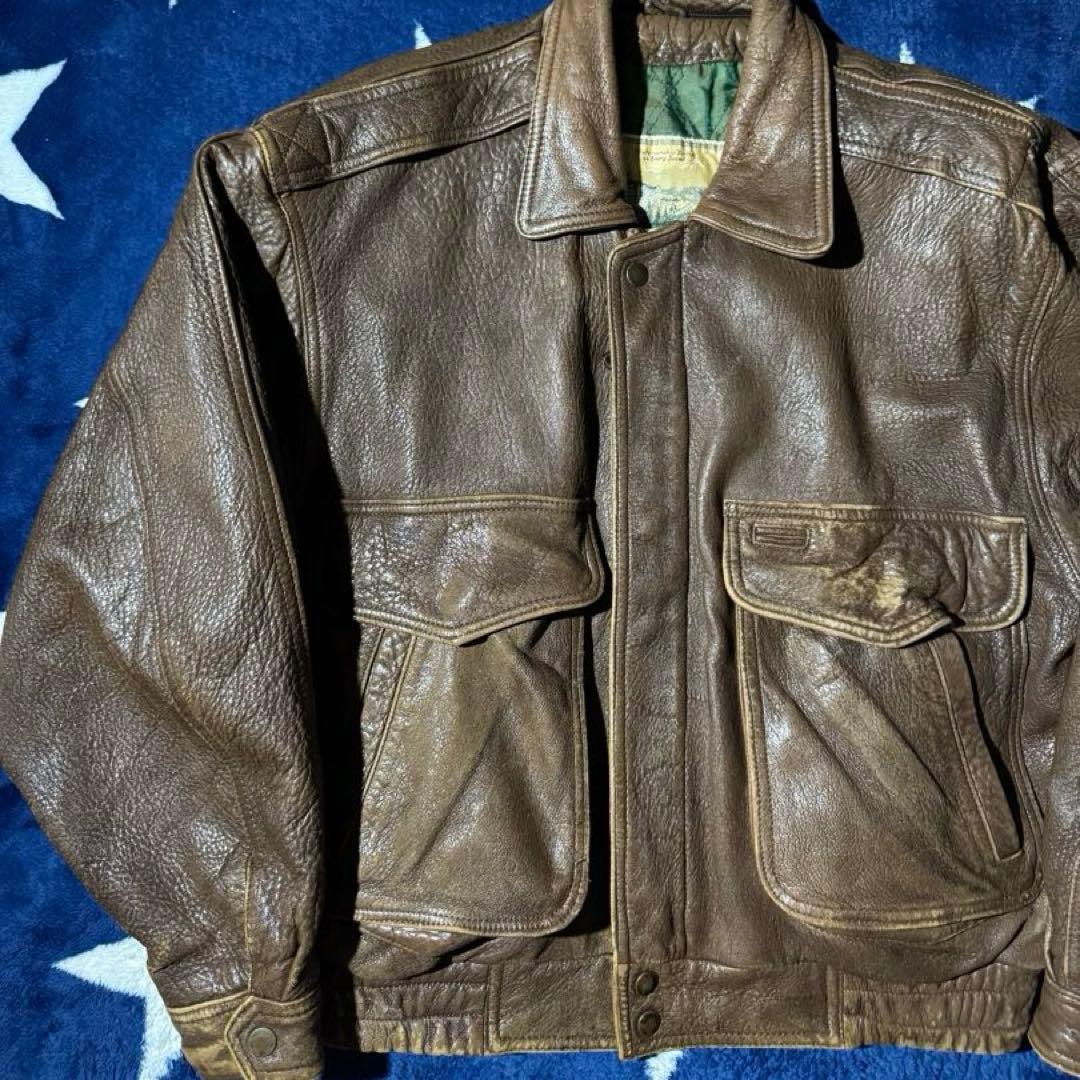 90s leather jacket g1 a2 本革