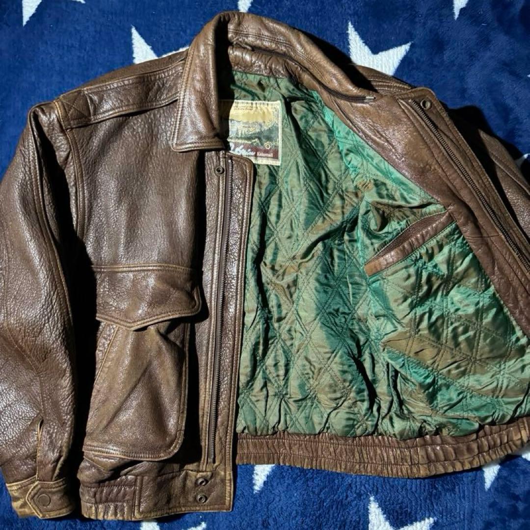 90s leather jacket g1 a2 本革