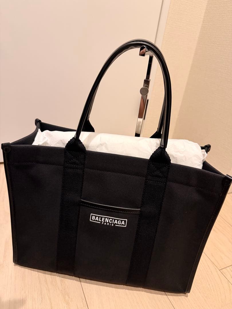 美品 バレンシアガ ブラック ハードウェアトートバッグ ショルダーバッグ