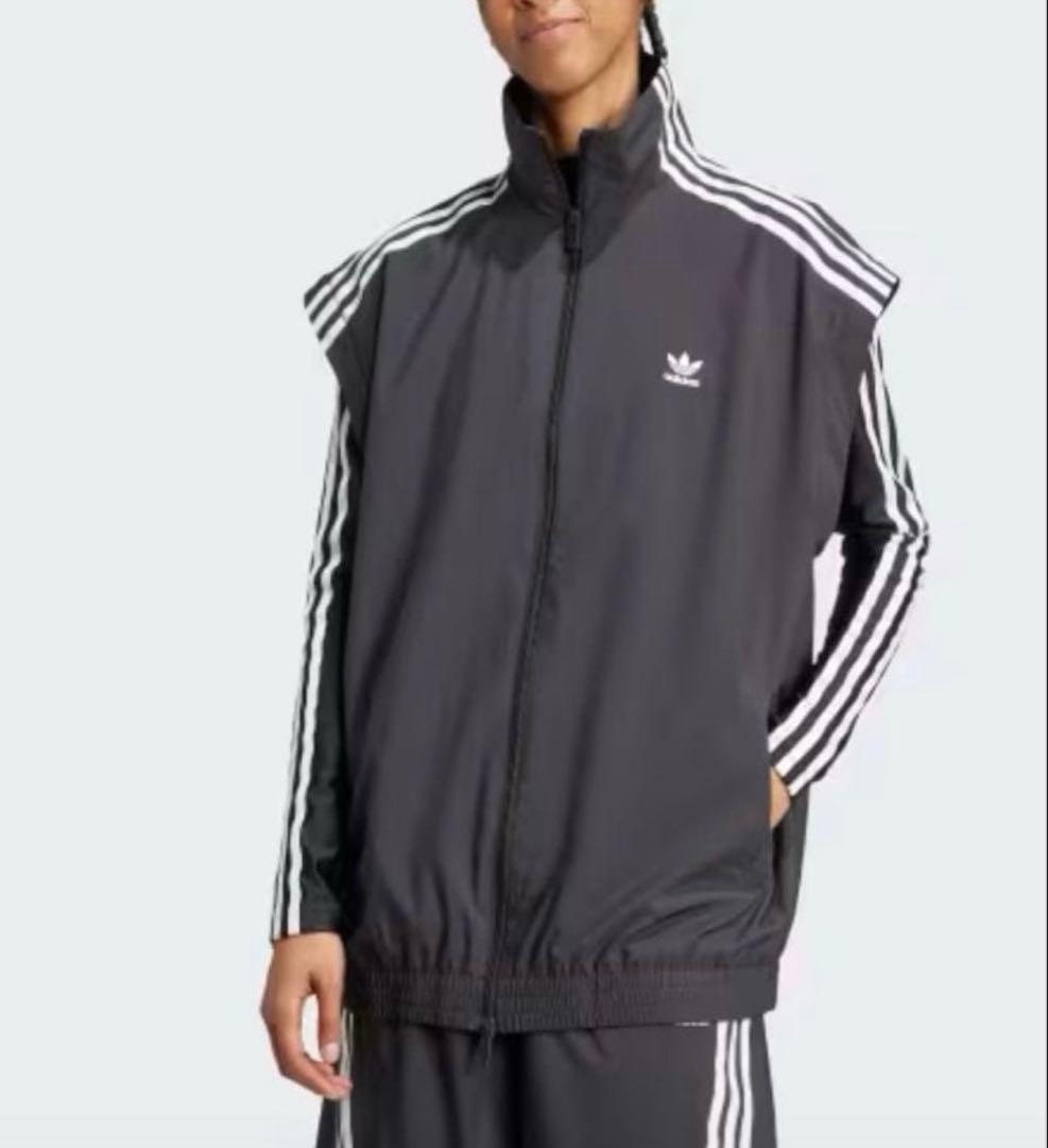 adidas ADILENIUMシーズン2オーバーサイズジップトラックトップ