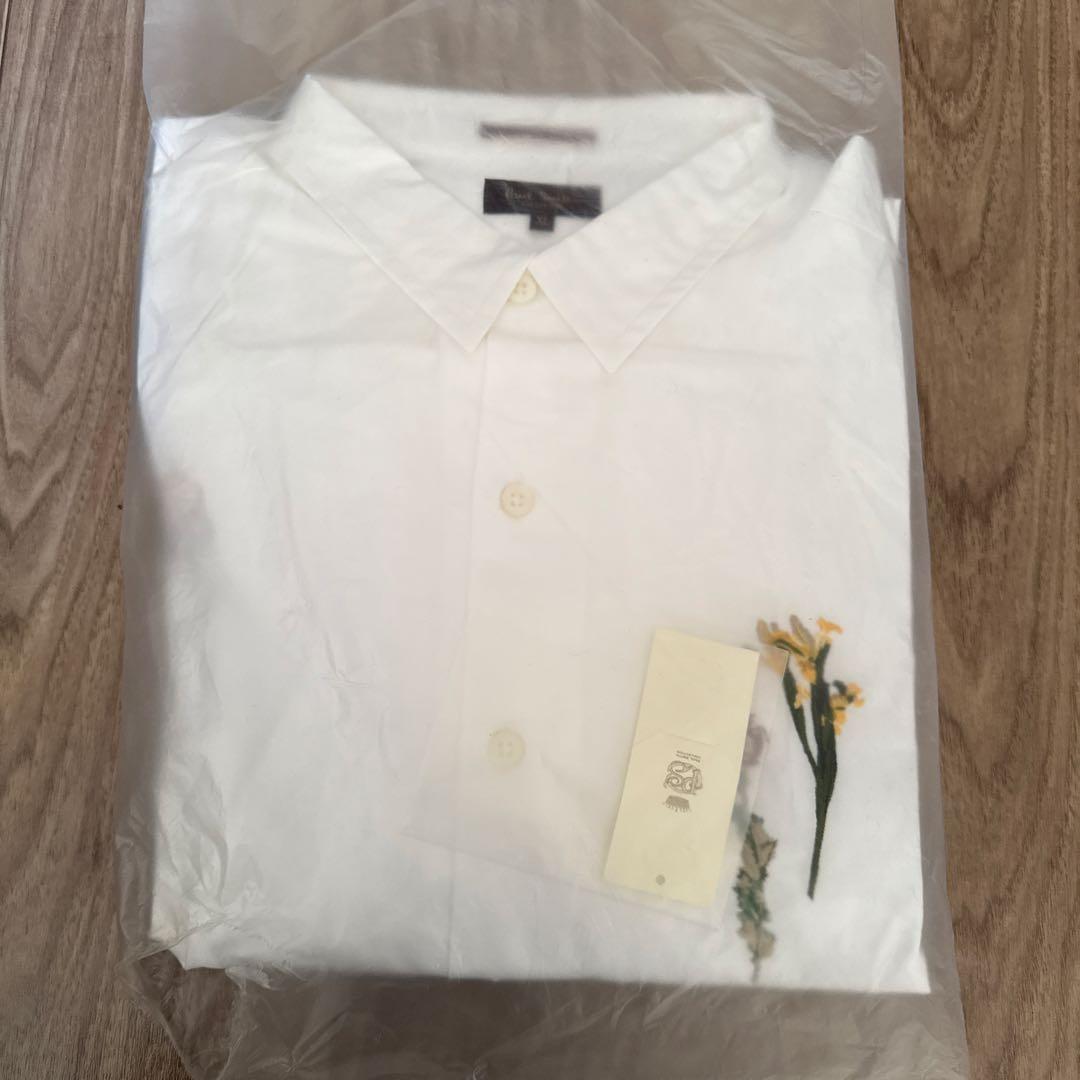 新品未使用‼️Paul Smith ポールスミス 刺繍入りホワイトシャツ XL