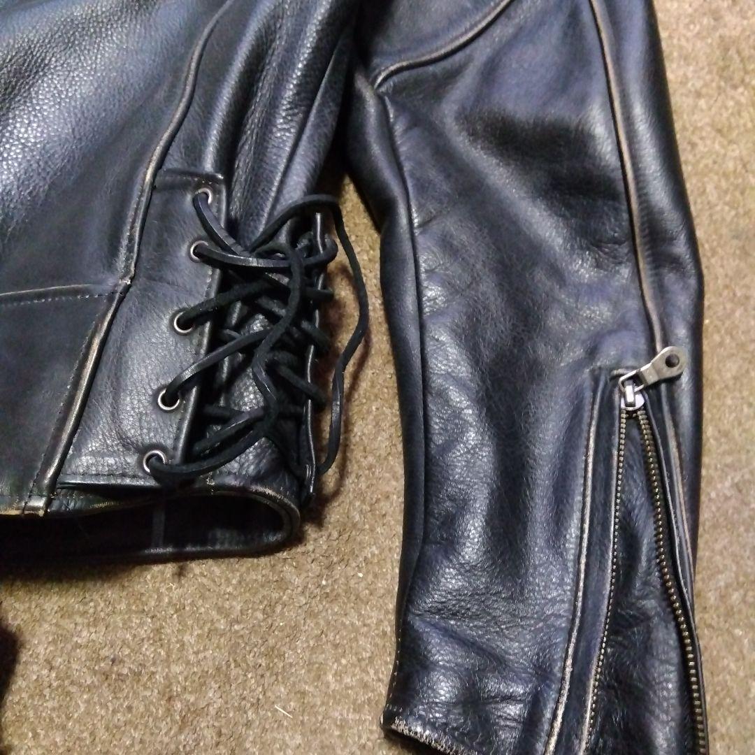 Sサイズ アメリカ製 ハーレーダビッドソン 純正 ライダースジャケット